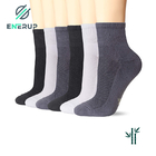 Knitted 90% Bamboo Mens Socks With Loose Fitting Tops